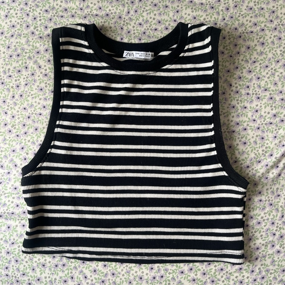 Zara Cropped Halter Top